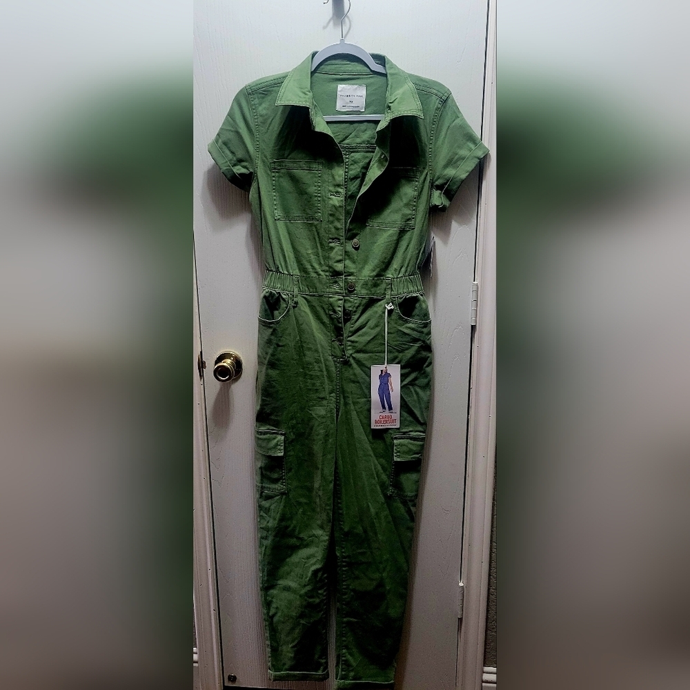 Celebrity Pink Jumpsuit Cargo 6 pocket Size XS NWT - Picture 3 of 9